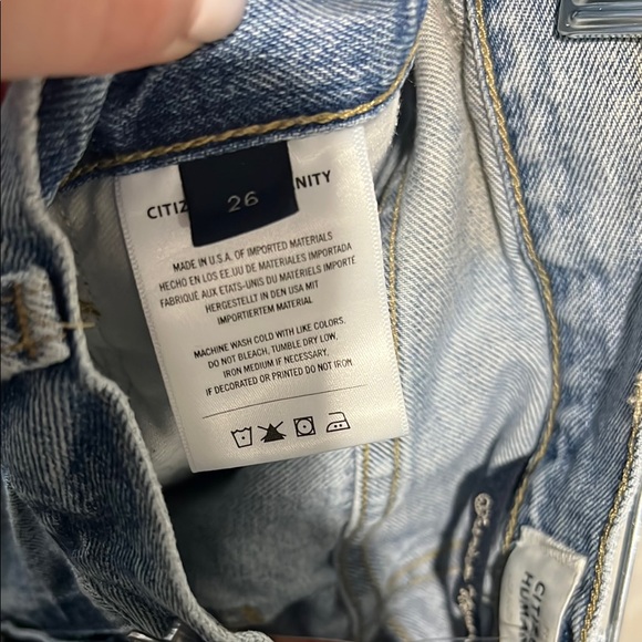 Citizens Of Humanity Blue Straight Jeans Classic Style - Picture 9 of 11